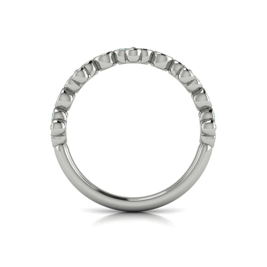 Stackables Wedding Band in Platinum by Vlora Bridal