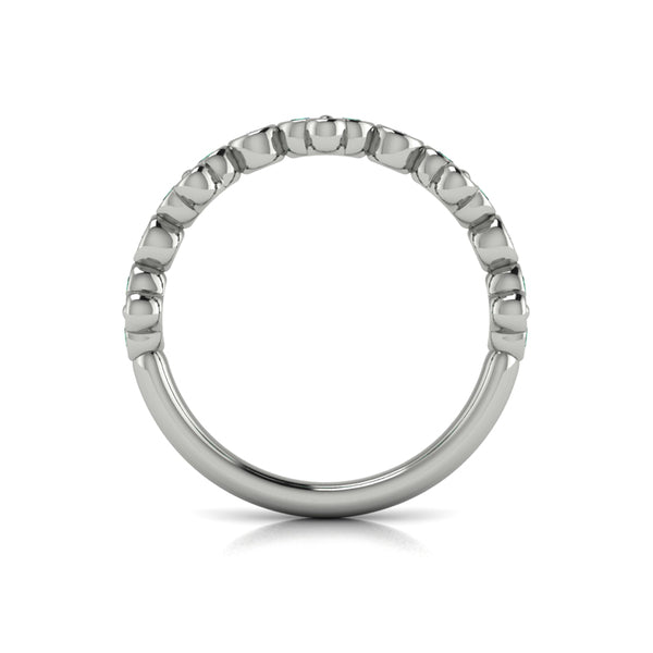 Emerald Bloom Diamond Band