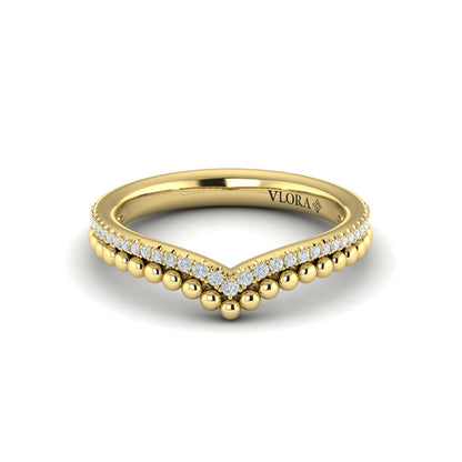 Beaded Chevron Band