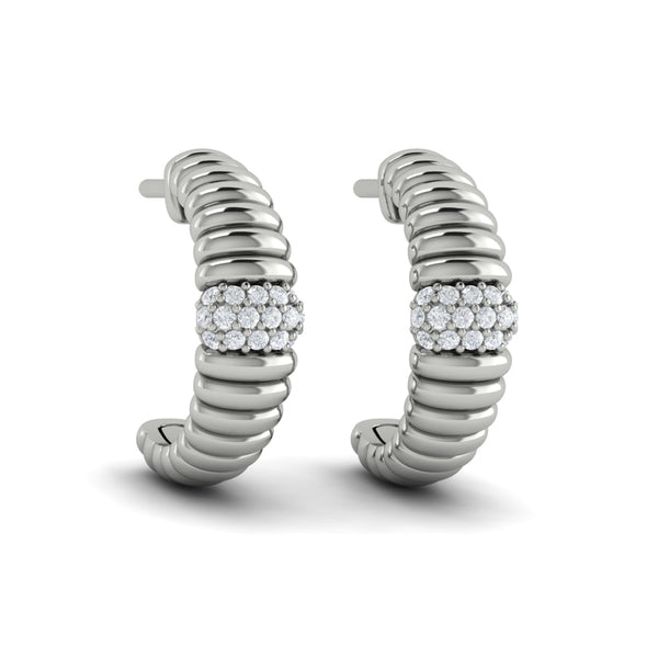 Arched Hoop Earrings