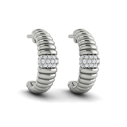 Arched Hoop Earrings