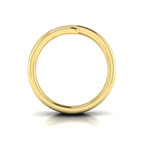 Center Diamond Baguette Open Wrap Ring