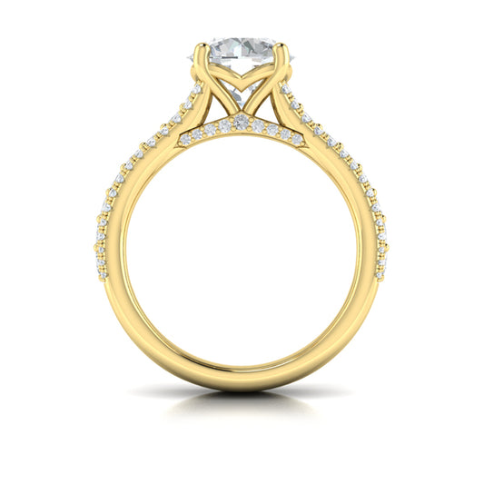 Opulence Oval Engagement Ring