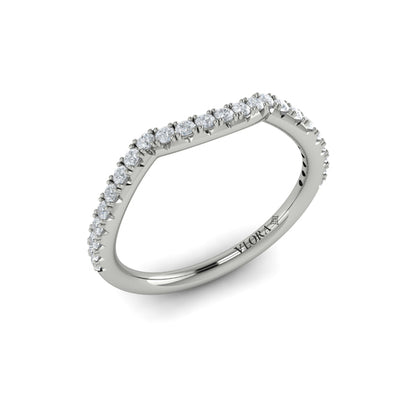Matching Bands Wedding Band in Platinum by Vlora Bridal