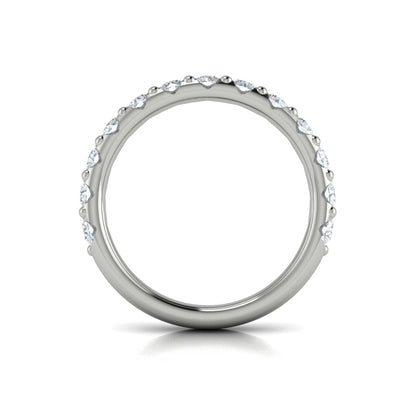 Round Diamond Prong Set Band