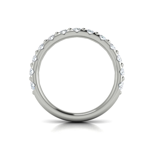 Round Diamond Prong Set Band