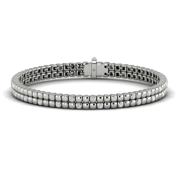 Tiled Tennis Bracelet