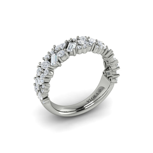 Round, Pear, Marquis and Baguette Diamond Ring