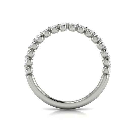 Matching Band for Floating Halo Round Engagement Ring