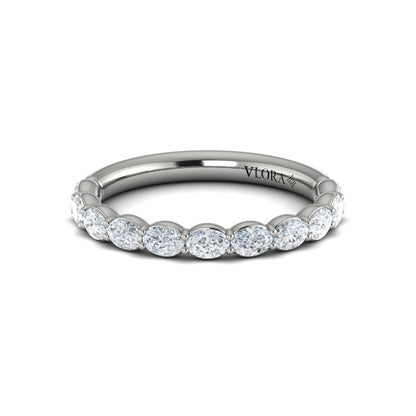 Matching Band for Graceful Round Diamond Engagement Ring