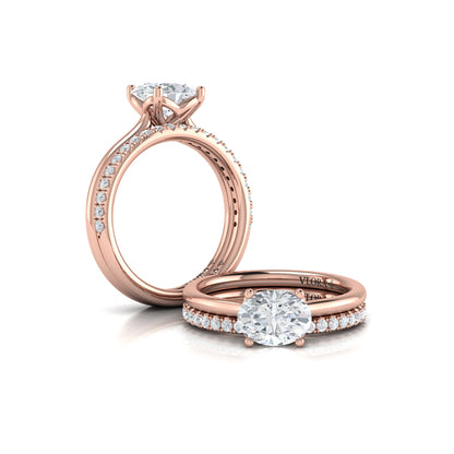Horizon Oval Solitaire Engagement Ring