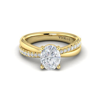 Destiny Oval Engagement Ring