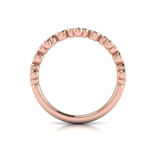 Sapphire Bloom Diamond Band