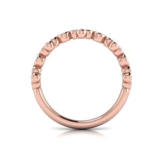 Sapphire Bloom Diamond Band