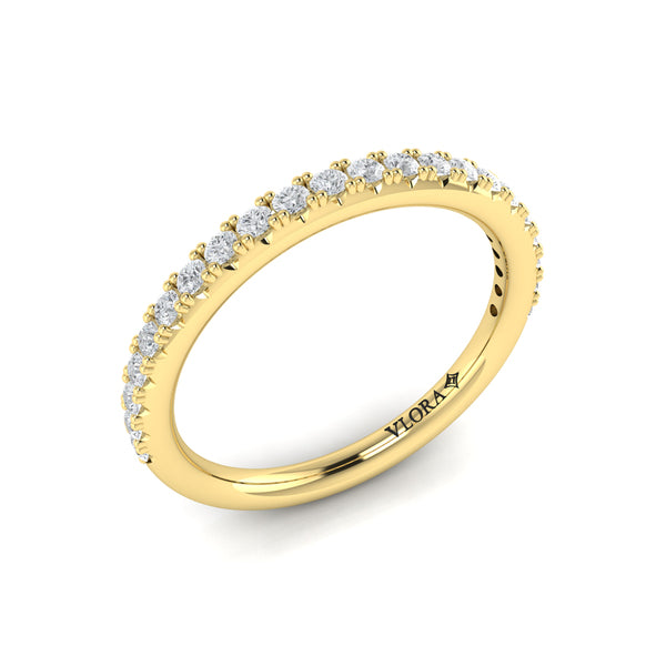 Matching Band for Pretty Pear Halo Engagement Ring