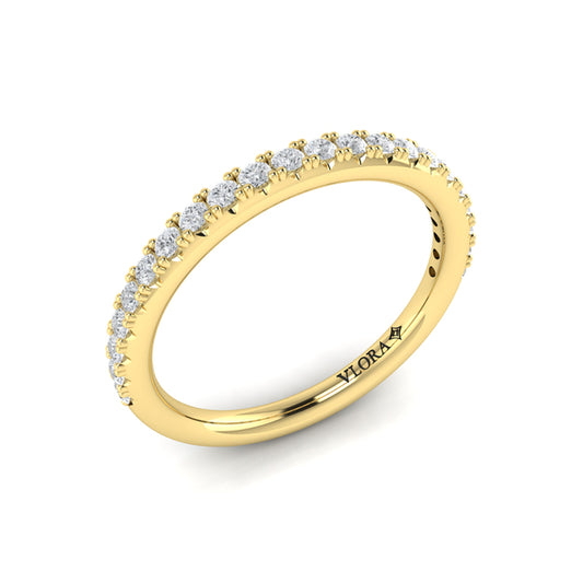 Matching Band for Pretty Pear Halo Engagement Ring