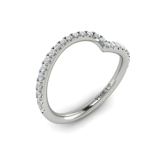 Matching Band for Graceful Curves Engagement Ring