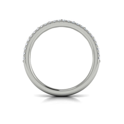Stackable Bands Wedding Band in Platinum by Vlora Bridal