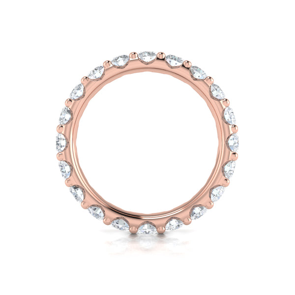 Dramatic Pave Eternity Ring