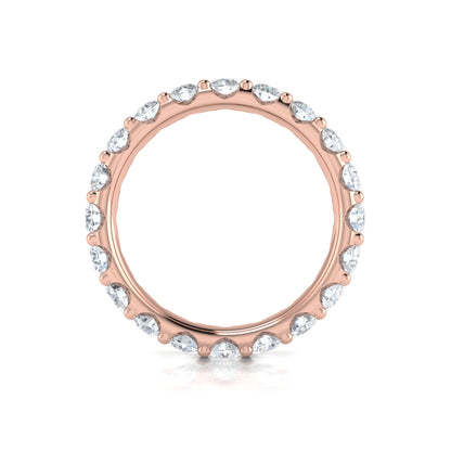 Dramatic Pave Eternity Ring