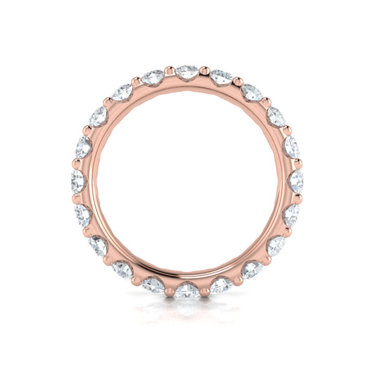 Dramatic Pave Eternity Ring