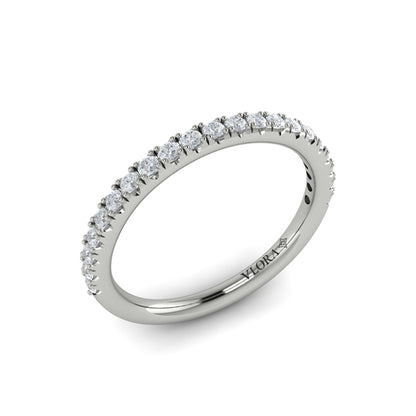 Matching Band for Contoured Bezel Diamond Engagement Ring