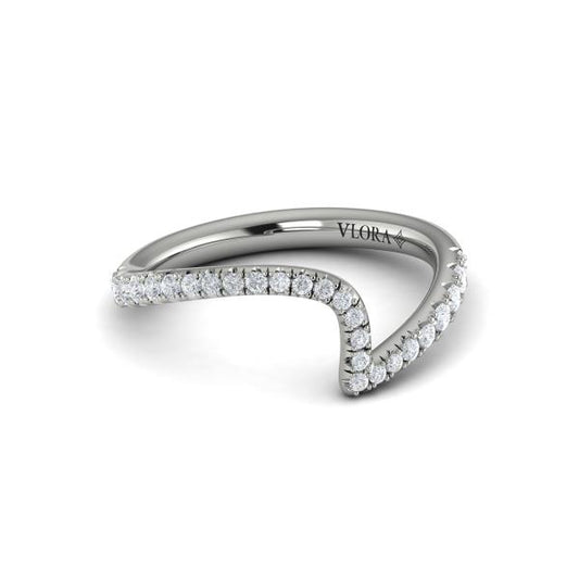 Matching Bands Wedding Band in Platinum by Vlora Bridal