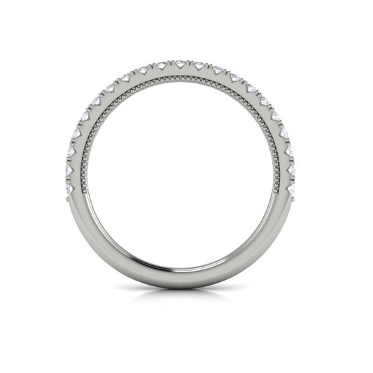 Matching Bands Wedding Band in Platinum by Vlora Bridal