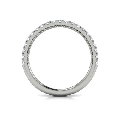 Matching Bands Wedding Band in Platinum by Vlora Bridal