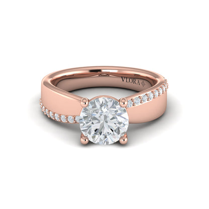 Arc Engagement Ring