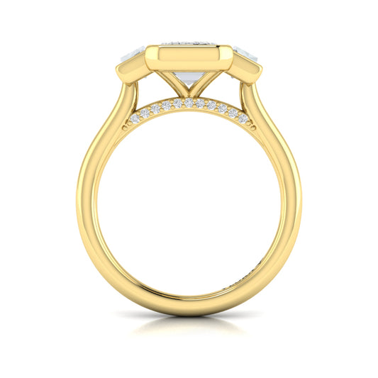Architectural Elegance Engagement Ring