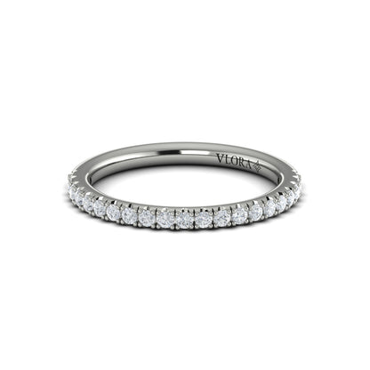 Matching Band for Contoured Bezel Diamond Engagement Ring