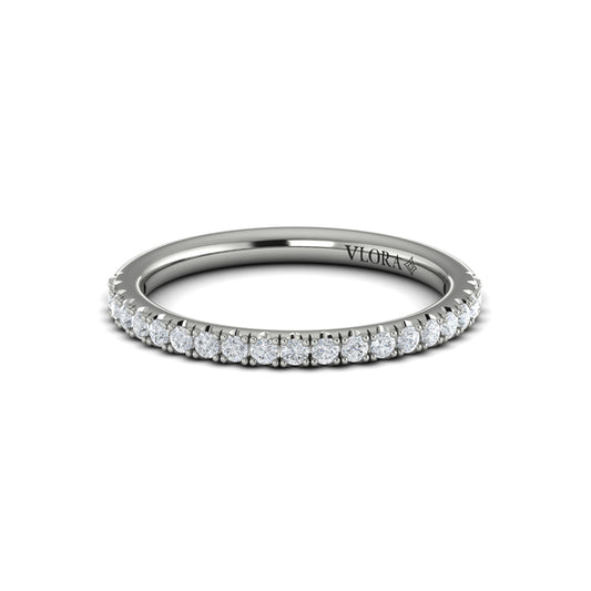 Matching Band for Contoured Bezel Diamond Engagement Ring