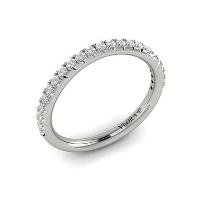 Matching Band for Opulent Oval Halo Engagement Ring