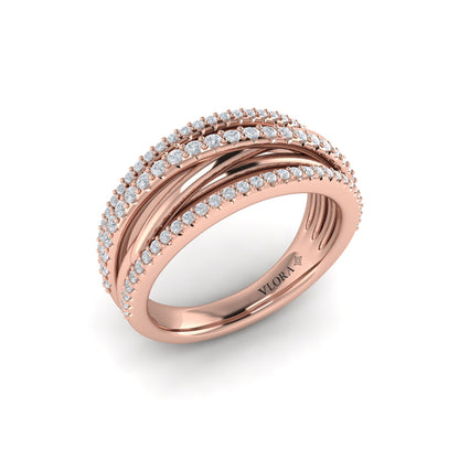 Diamond Twist Ring