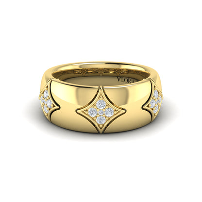 Diamond Cluster Vlora Star Ring