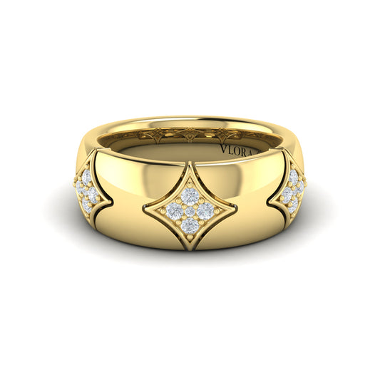 Diamond Cluster Vlora Star Ring