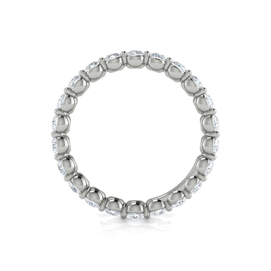 Eternity Bands Wedding Band in Platinum by Vlora Bridal