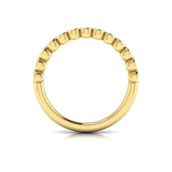 Bezel-Set Stackable Band