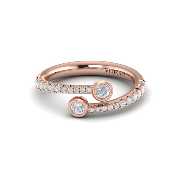 Diamond Double Wrap Ring