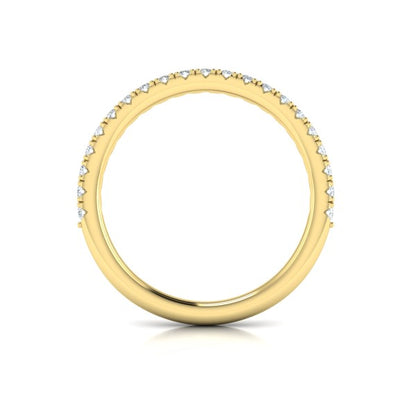 Matching Bands Wedding Band in 14K Yellow Gold by Vlora Bridal
