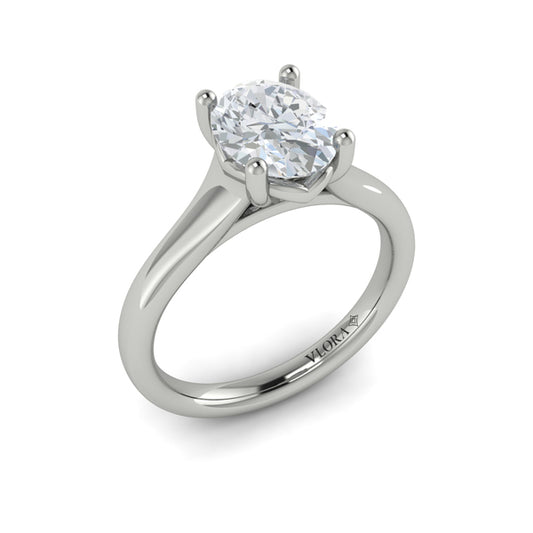 Graceful Solitaire Engagement Ring