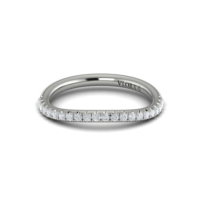 Matching Band for Entwined Round Diamond Engagement Ring