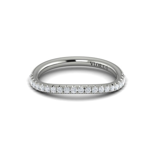 Matching Band for Entwined Round Diamond Engagement Ring