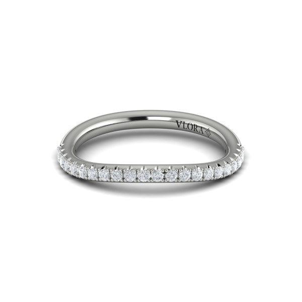 Matching Bands Wedding Band in Platinum by Vlora Bridal