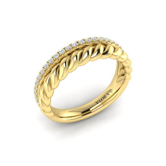 Twist Double Ring