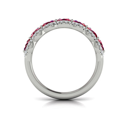 Diamond and Ruby Statement Ring