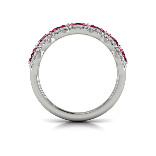 Diamond and Ruby Statement Ring