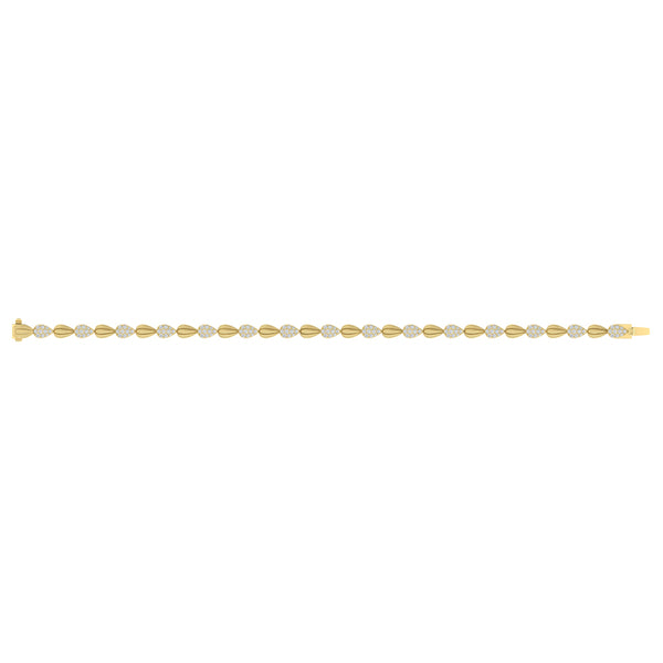 Diamond Bracelet from AURELIA Collection in 14KT Yellow Gold