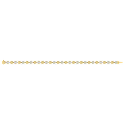 Diamond Bracelet from AURELIA Collection in 14KT Yellow Gold